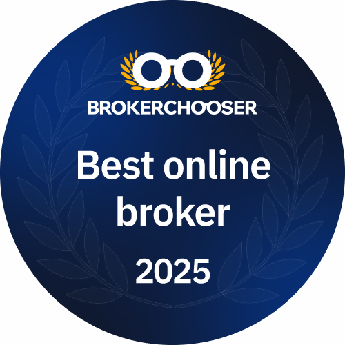 BrokerChooser Award 2025 - Melhor corretora on-line