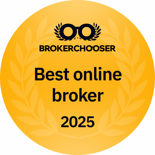 BrokerChooser Award 2025 - Melhor corretora on-line